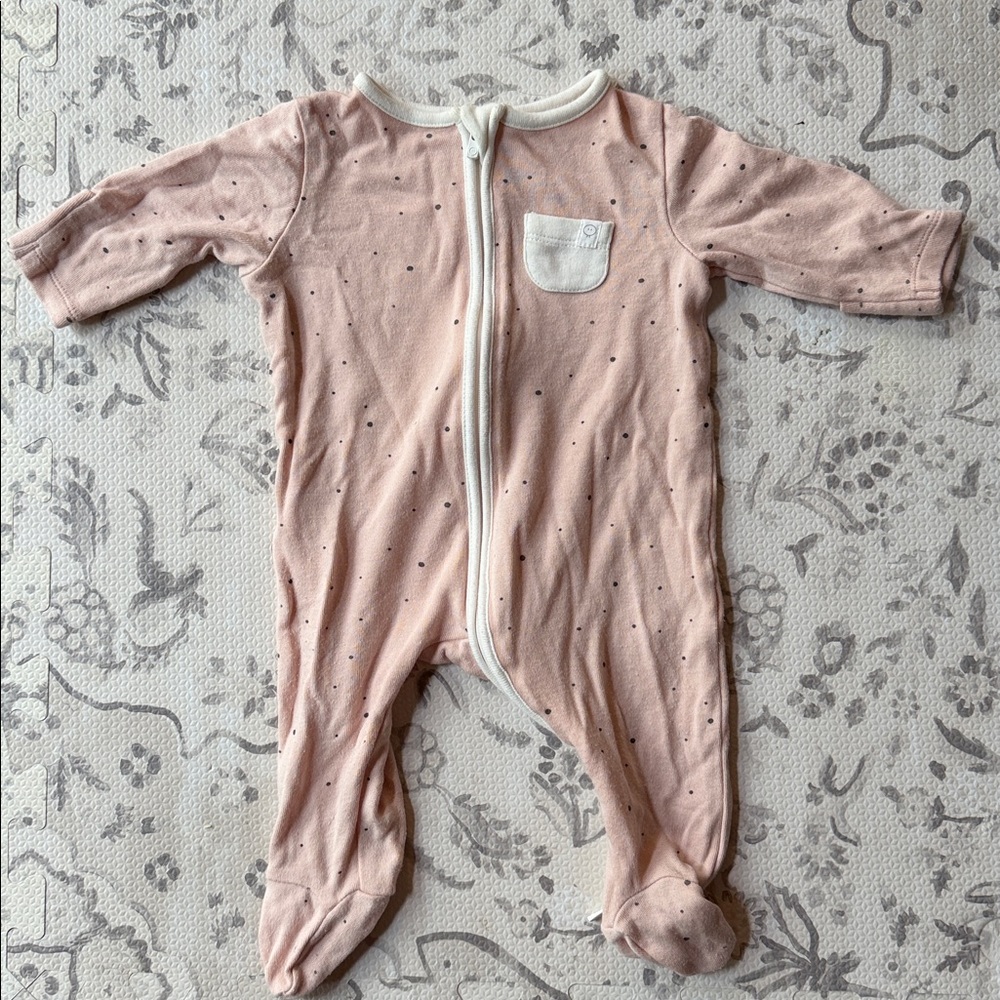 MORI Clever Zip Baby Pajamas - Stardust / 0-3mp